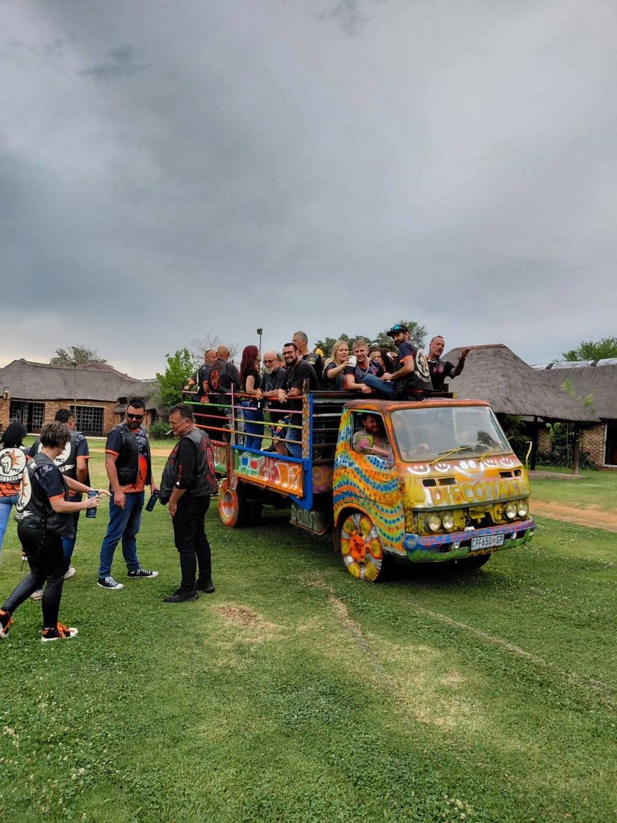 Party truck with guests